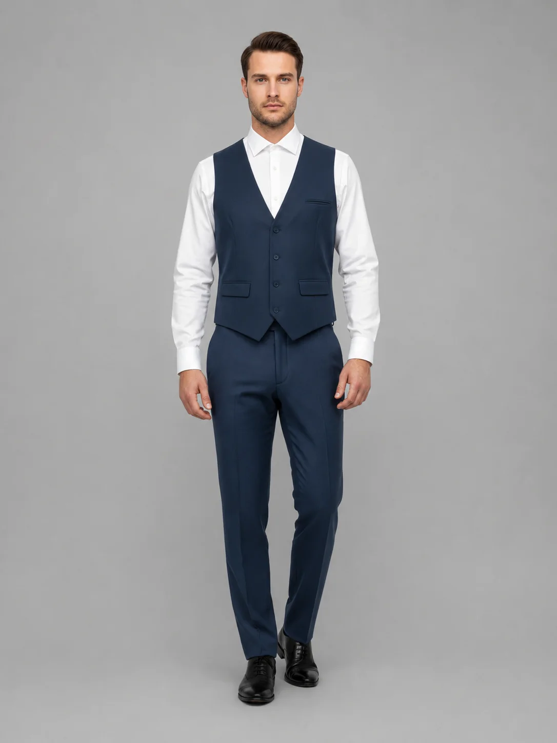 Royal Navy Tailored Vest Coat front