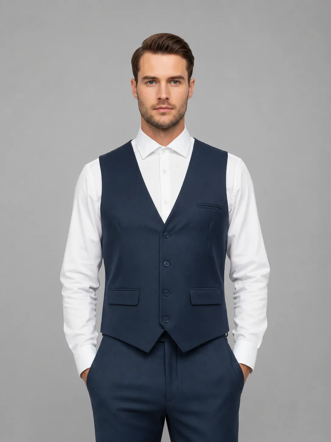 Royal Navy Tailored Vest Coat overview