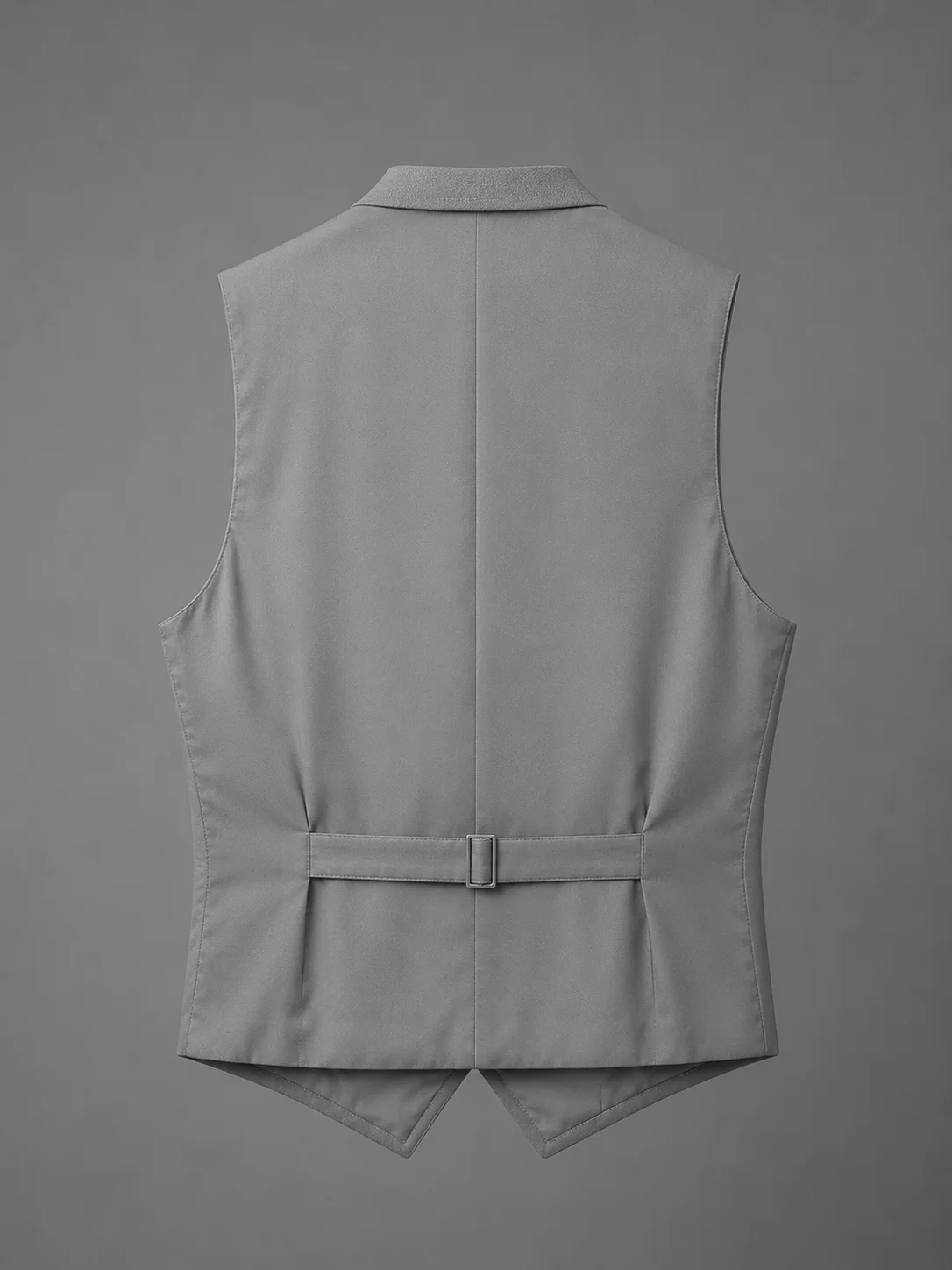 Sterling Grey Tailored Vest Coat Back