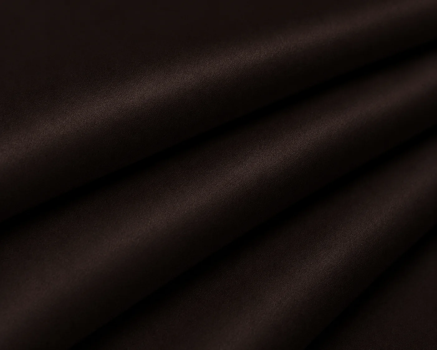 Cotton satin fabric (dark espresso brown) Drape