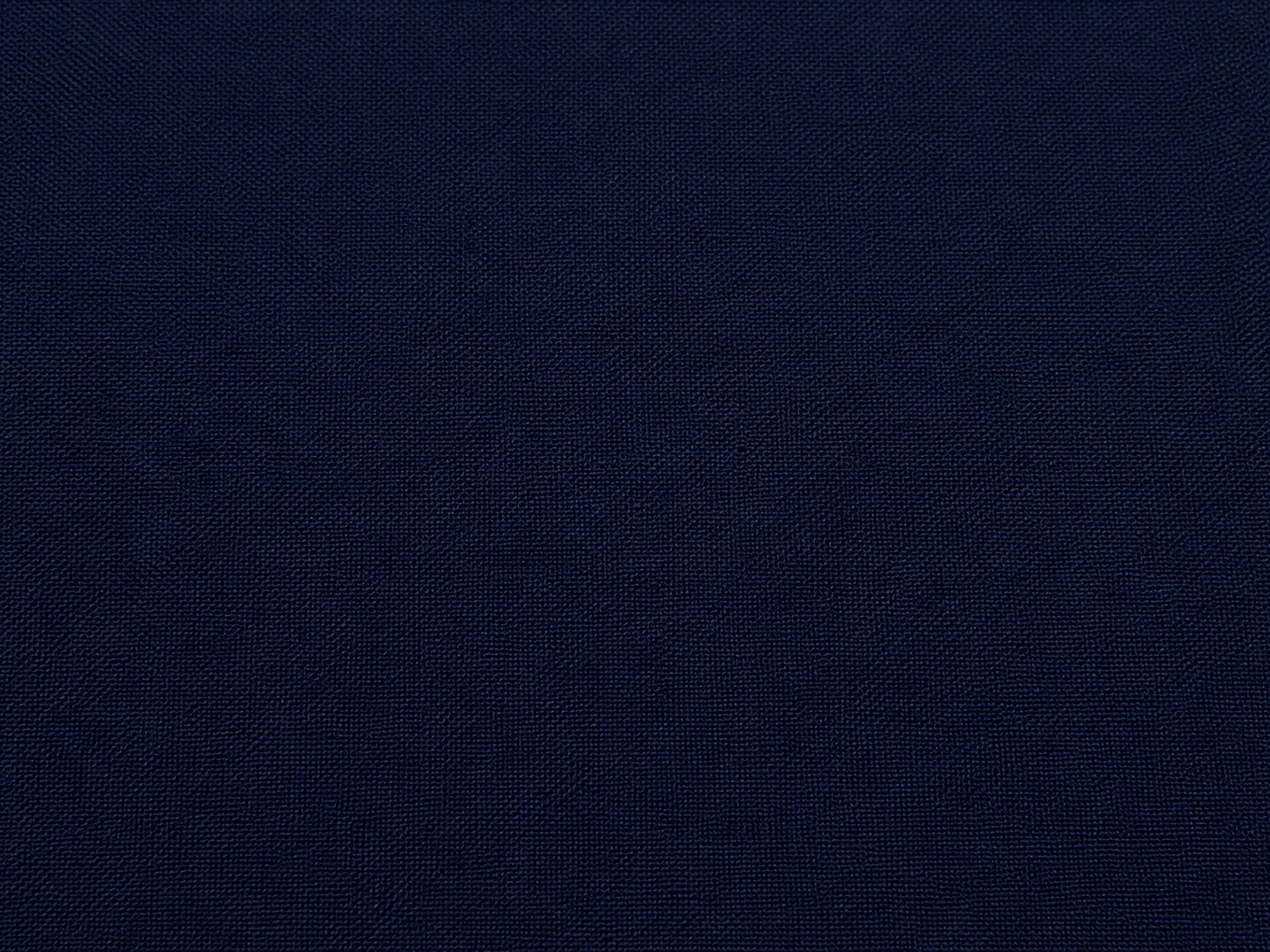  Deep Navy Blue Plain Woven Fabric Macro