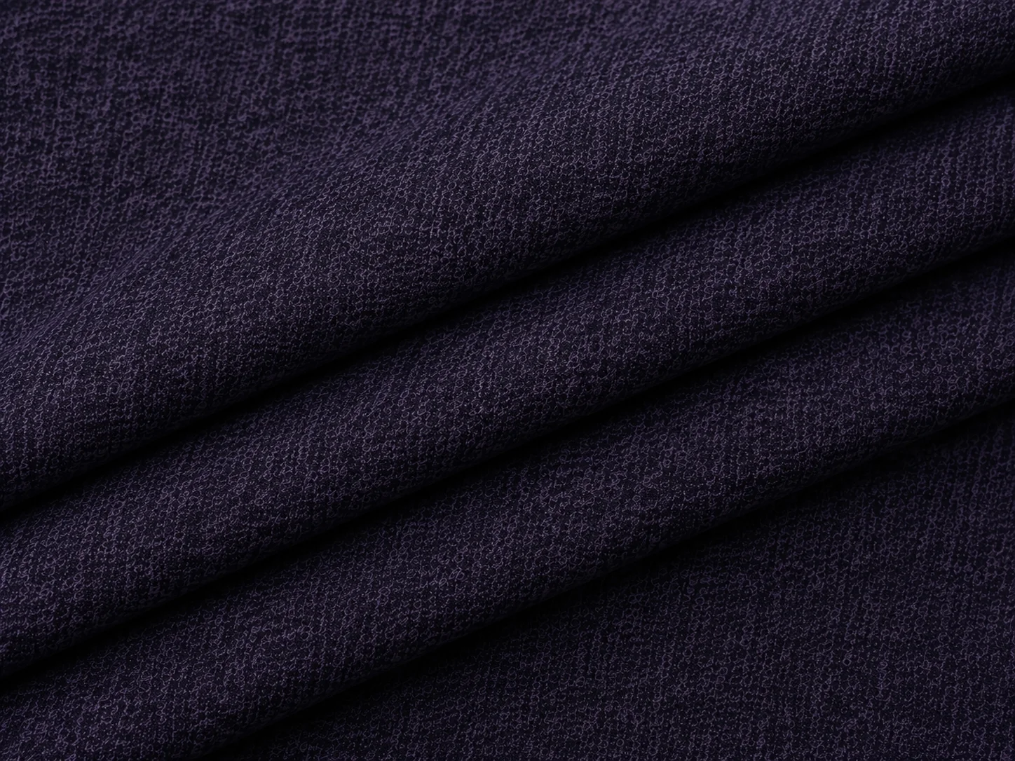 Deep Plum Textured Jacquard Fabric Drape