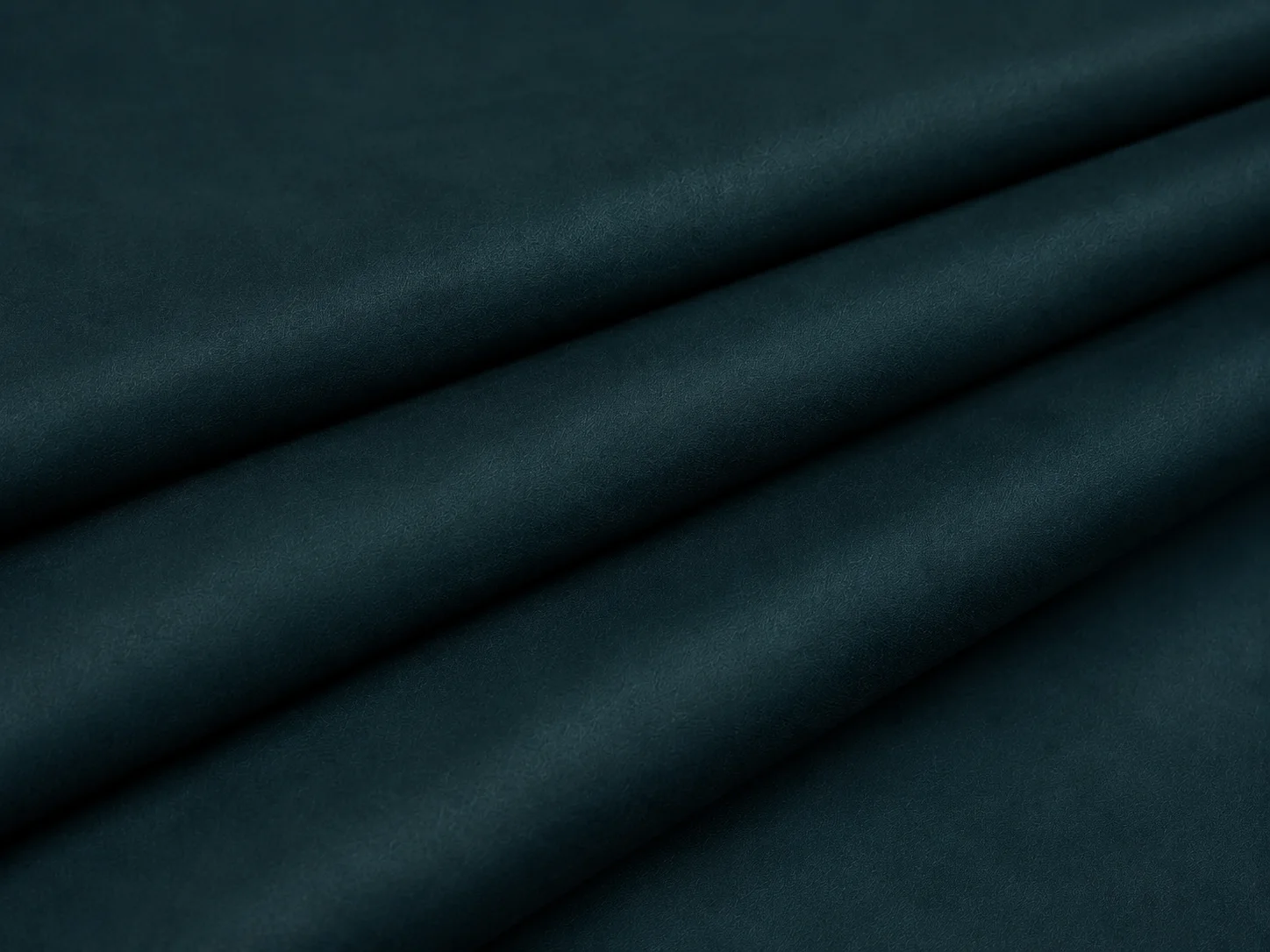  Deep Teal Blue Cotton Satin Fabric Drape