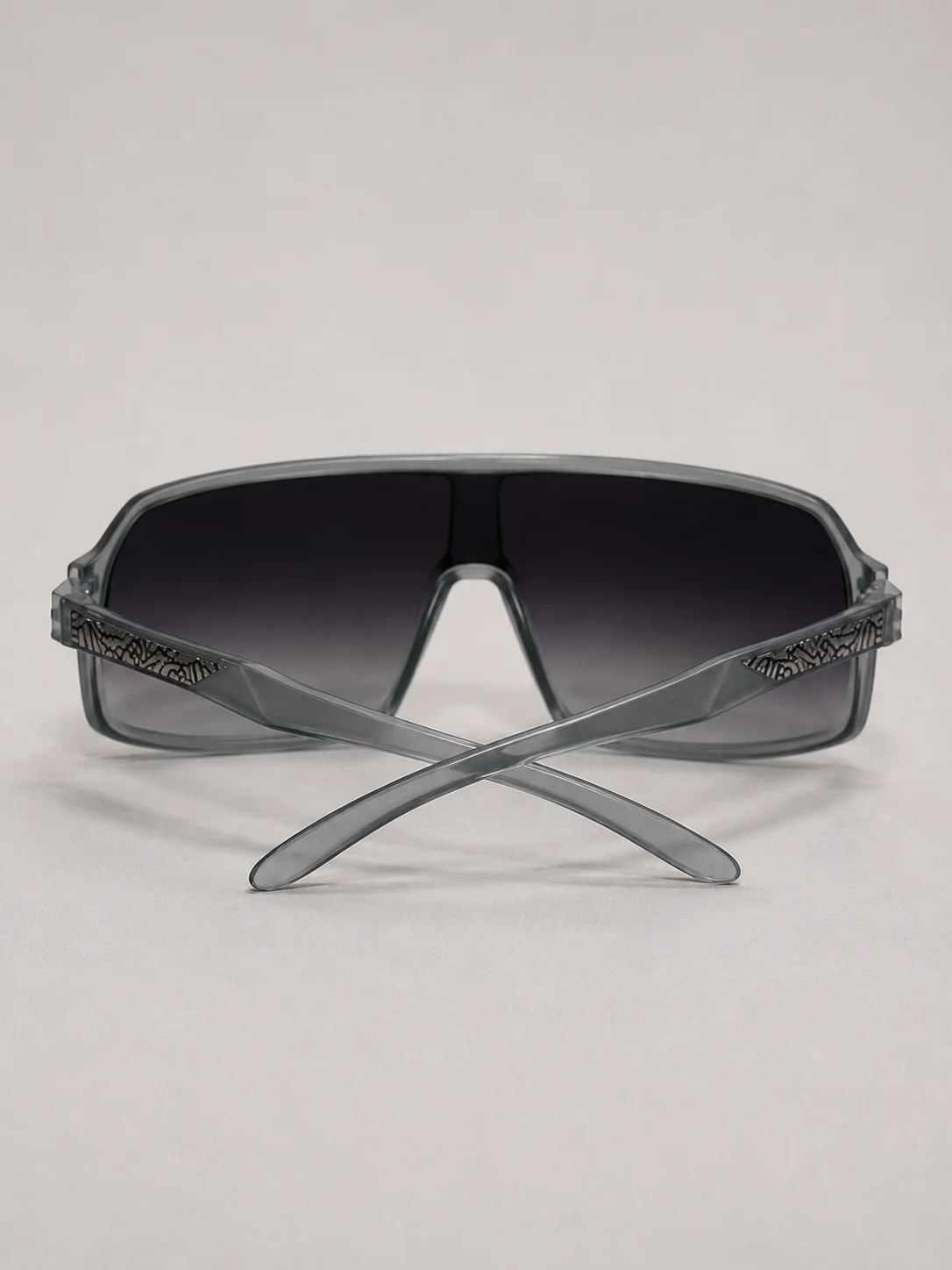 Eagle Vision Oversized Shield Sunglasses Detail