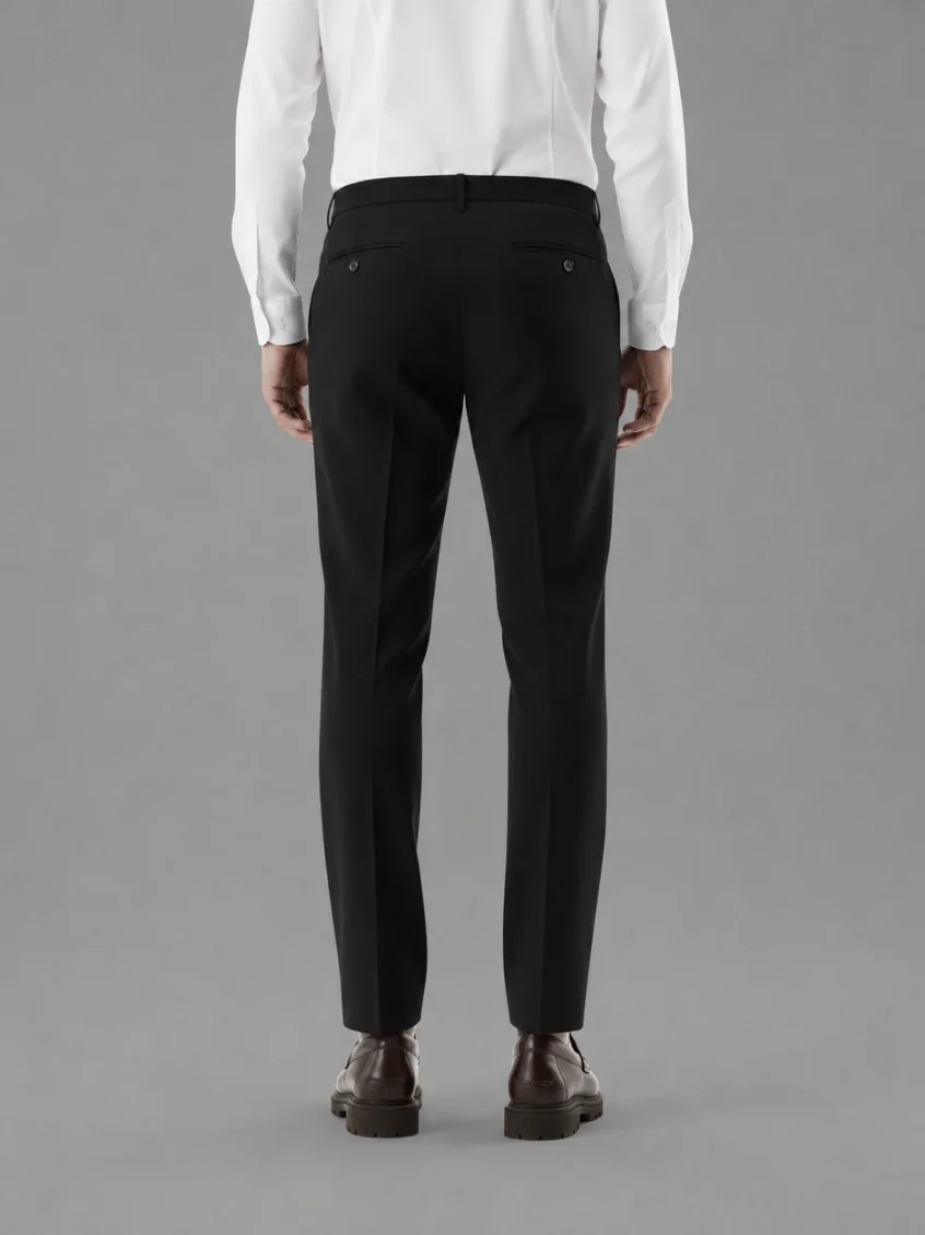 Regular Fit Formal Trousers Side
