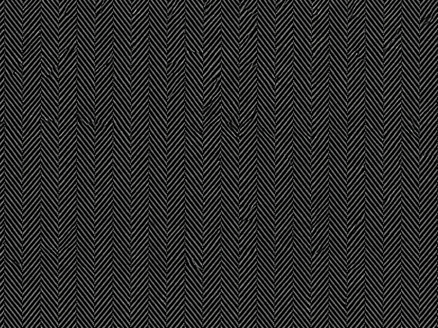 Herringbone Woven Fabric (charcoal black) Macro