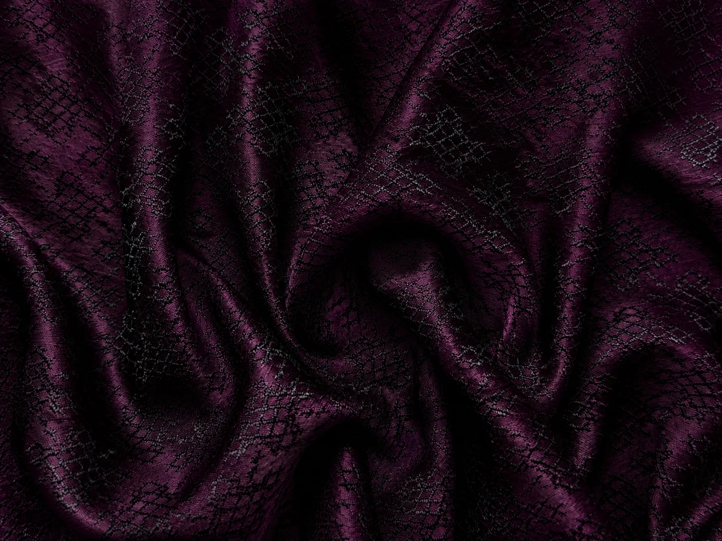 Jacquard Fabric (deep plum) Texture