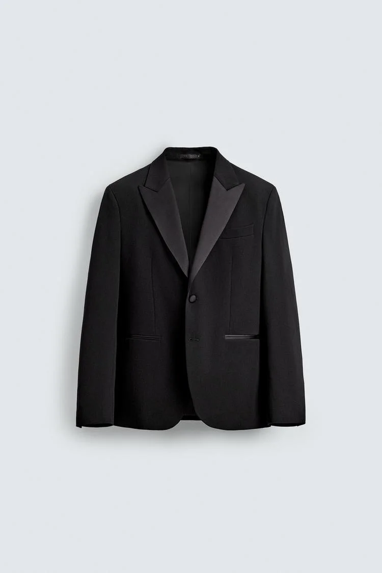 Premium Shawl Lapel Formal Blazer Side