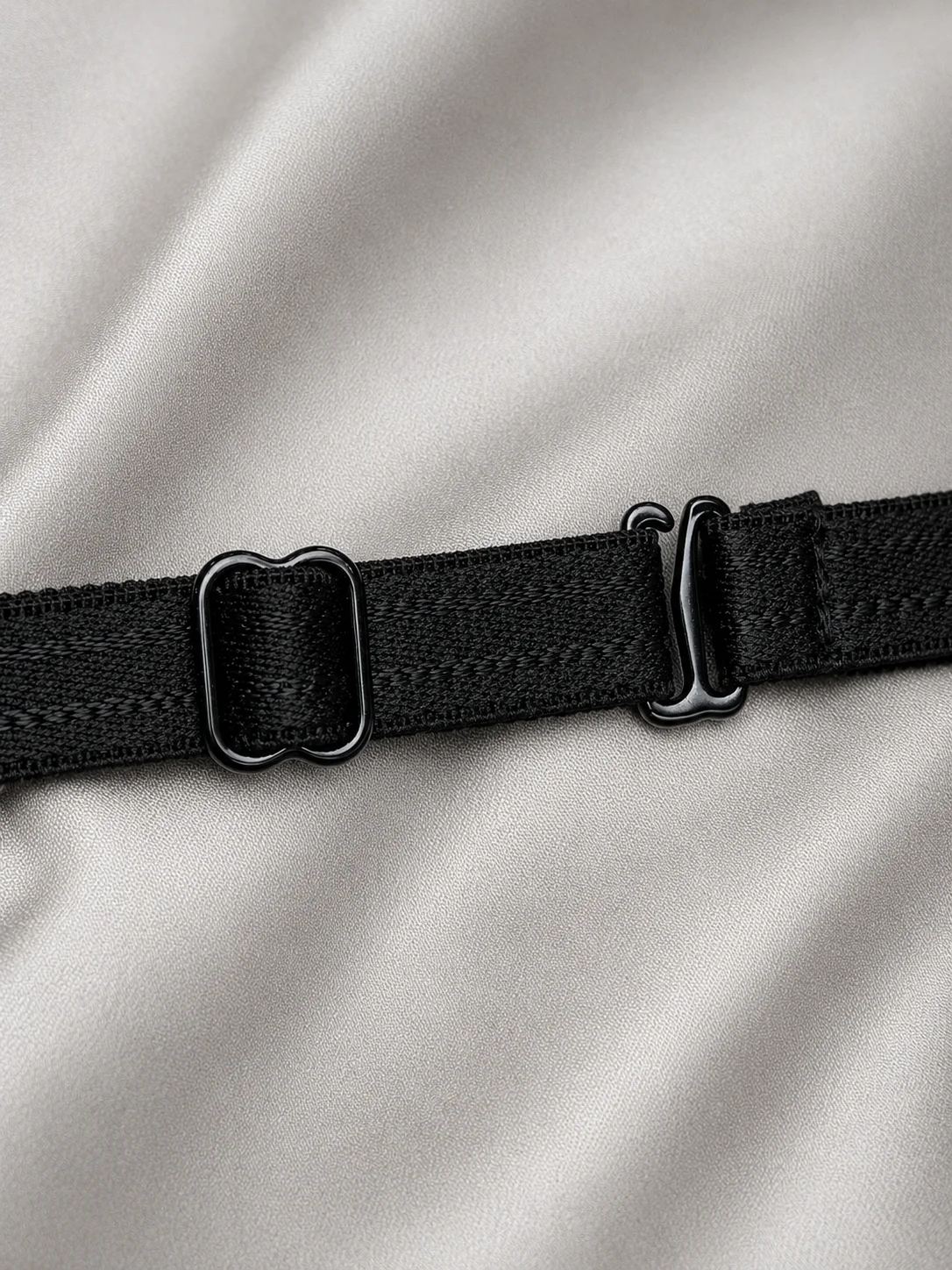 Midnight Noir Crystal Embellished Bow Tie Back