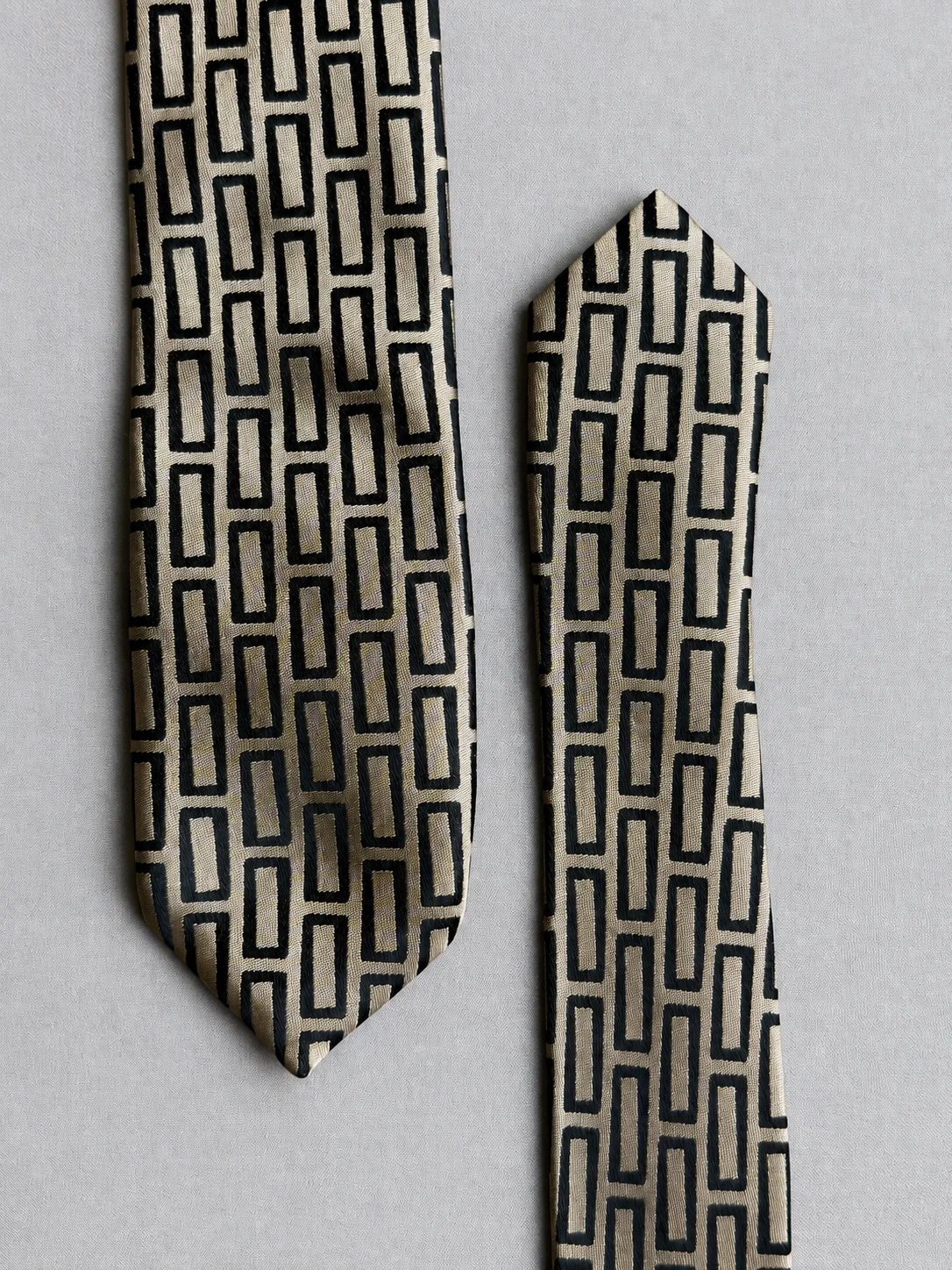 Monarch Maze Designer Necktie Detail