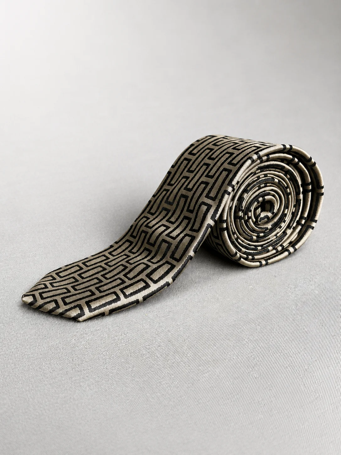 Monarch Maze Designer Necktie Back