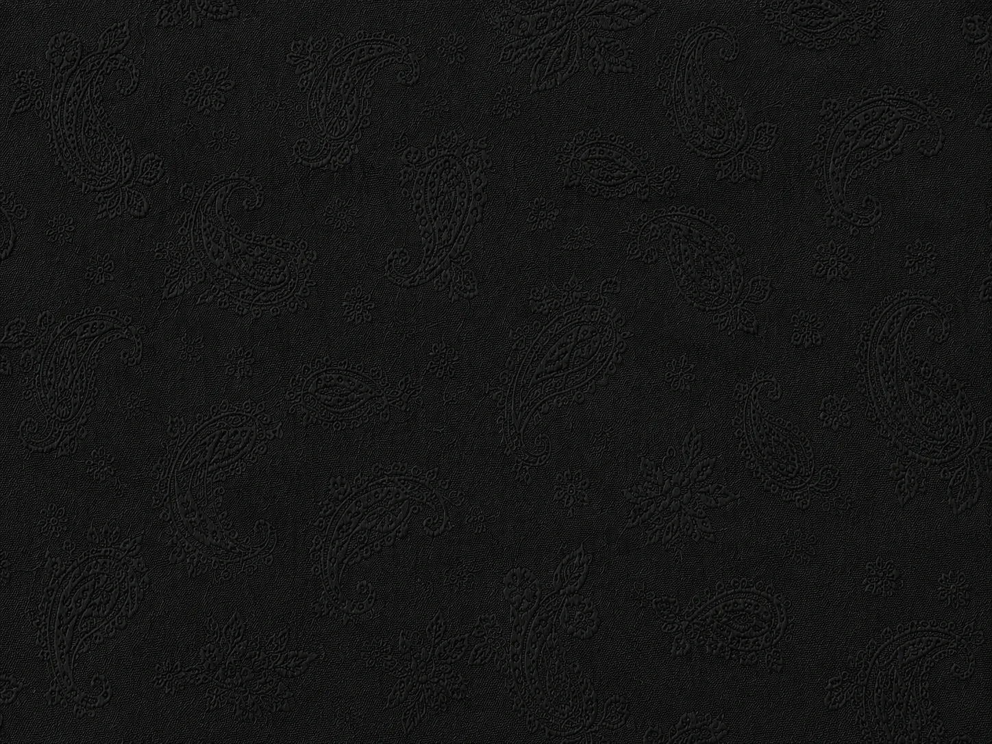 Paisley Jacquard (midnight black) Macro