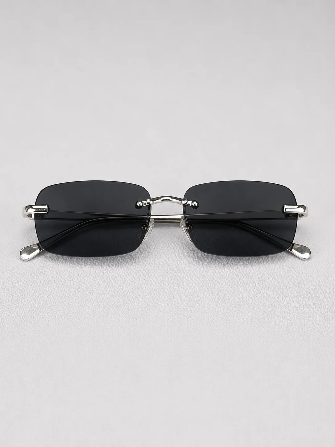 Panther Edge Rimless Sunglasses Back