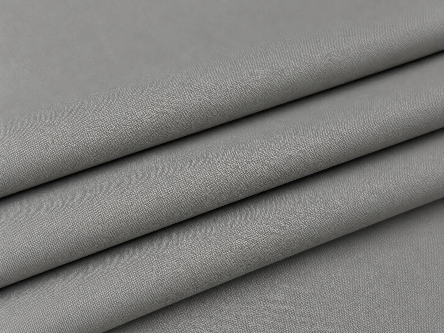 Premium Cotton Twill Fabric – Sage Grey Drape