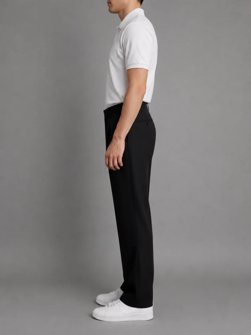 Premium Regular Fit Formal Trousers Side