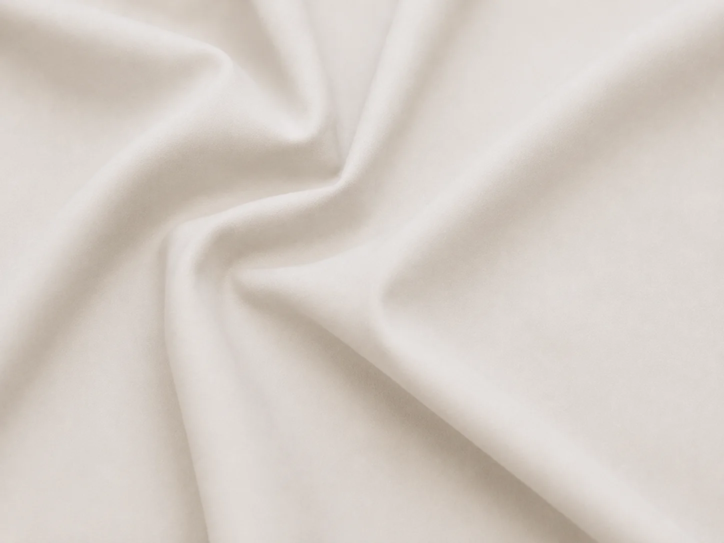 Premium Solid Cotton Fabric – Ivory Side