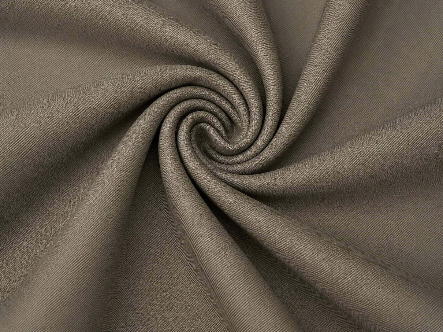 Premium Twill Fabric – Taupe Olive Drape