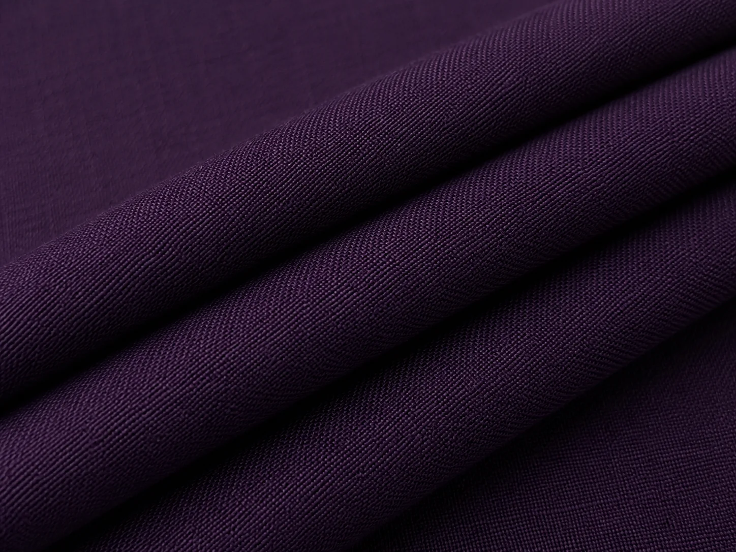 Royal Plum Purple Textured Fabric Drape