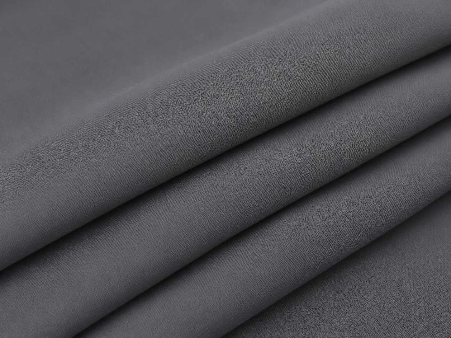 Slate Grey Soft Texture Fabric Drape