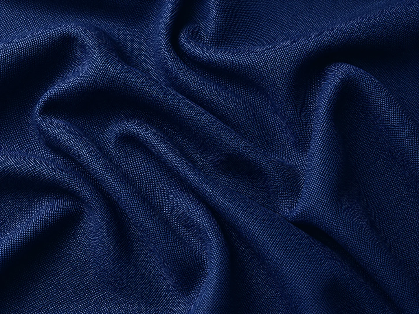  Soft Poly Cotton Blend Fabric – Royal Blue On the bench