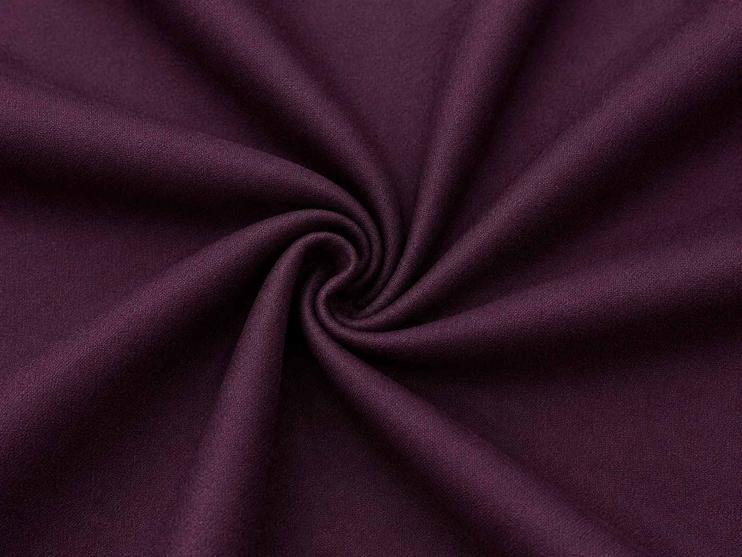 Soft Poly Cotton Fabric – Deep Plum Texture