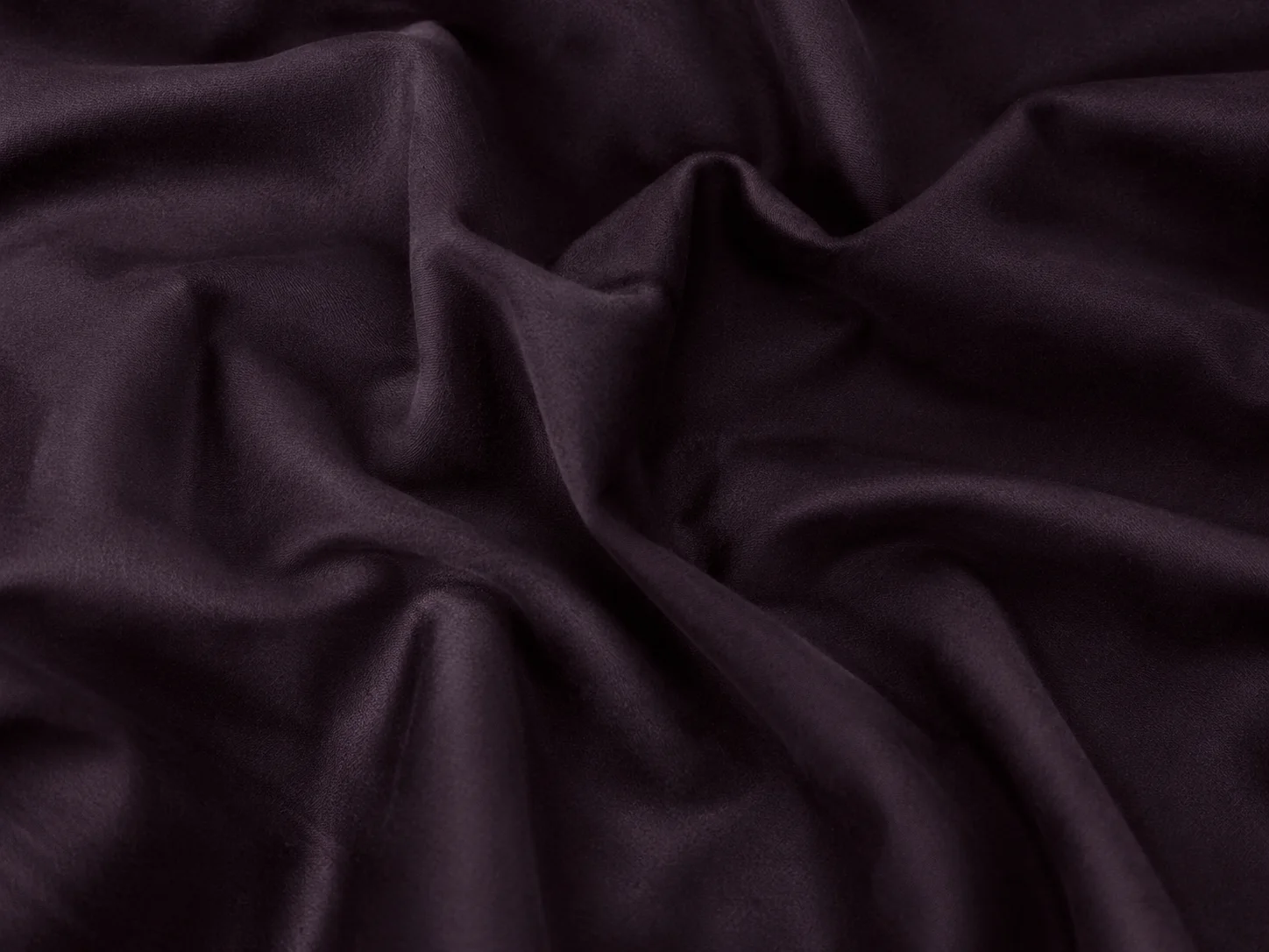 Soft Satin Finish Fabric – Dark Plum On the bench