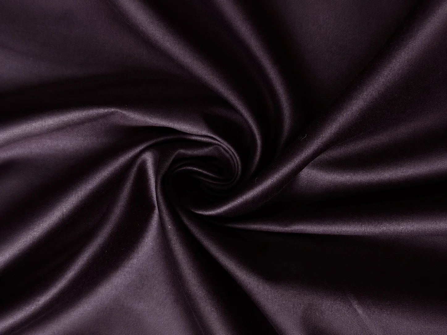 Soft Satin Finish Fabric – Dark Plum Texture