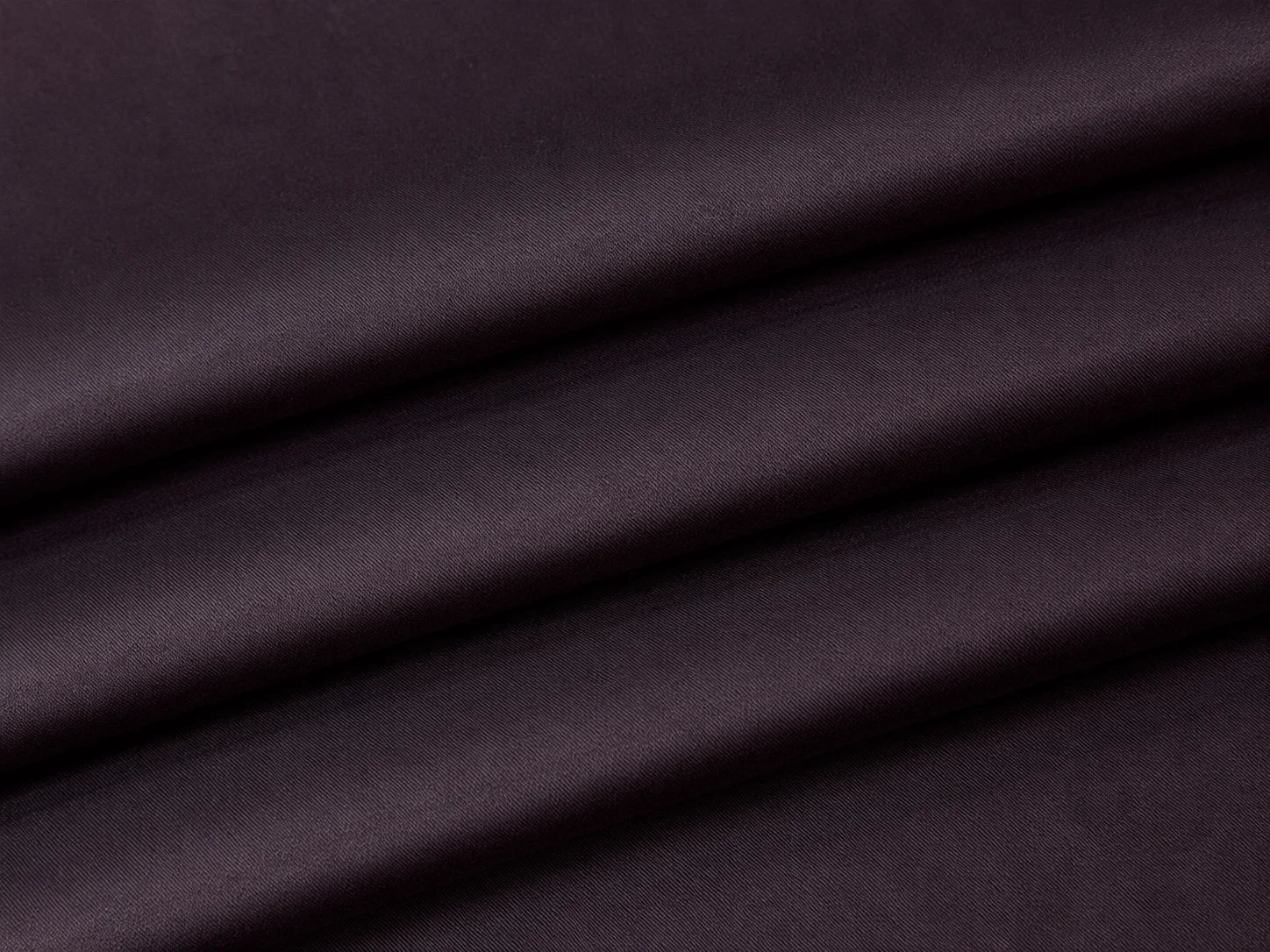 Soft Satin Finish Fabric – Dark Plum Drape