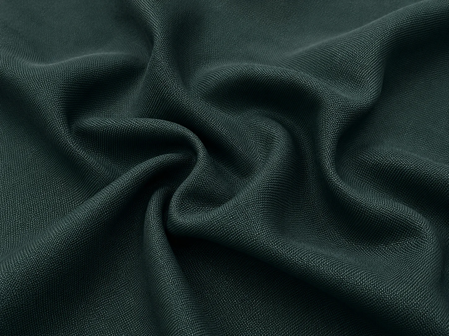 Textured Poly Cotton Blend Fabric – Deep Teal On the bench