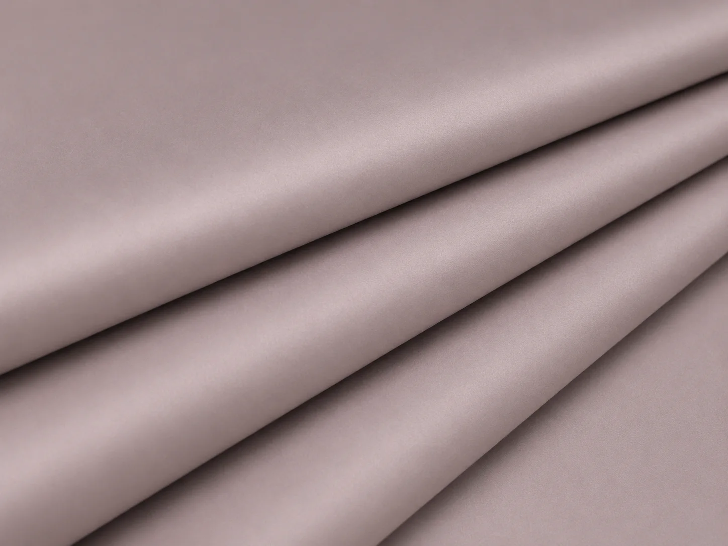 Warm Taupe Beige Cotton Satin Fabric Drape